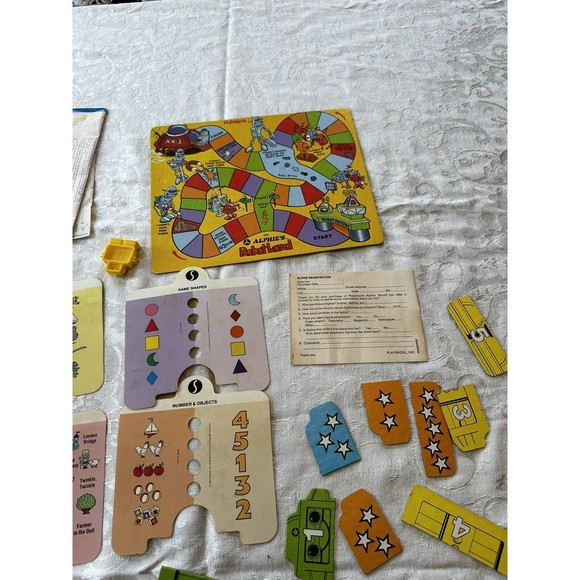 Vintage Playskool ALPHIE the Electronic Robot 1978, Pawns, Boards, Puzzles - Picture 7 of 10